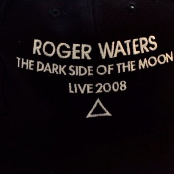 Roger Waters Mens The Dark Side Of The Moon Live 2008 Black Hat Cap New - Picture 6 of 8